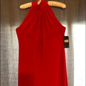 American Living Coral Mock Neck Jersey Dress New